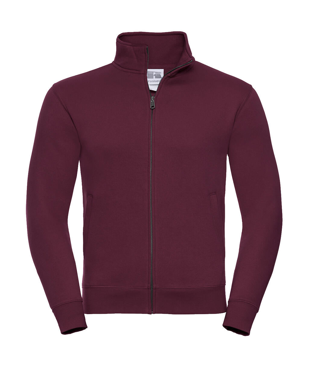  Men's Authentic Sweat Jacket in Farbe Burgundy