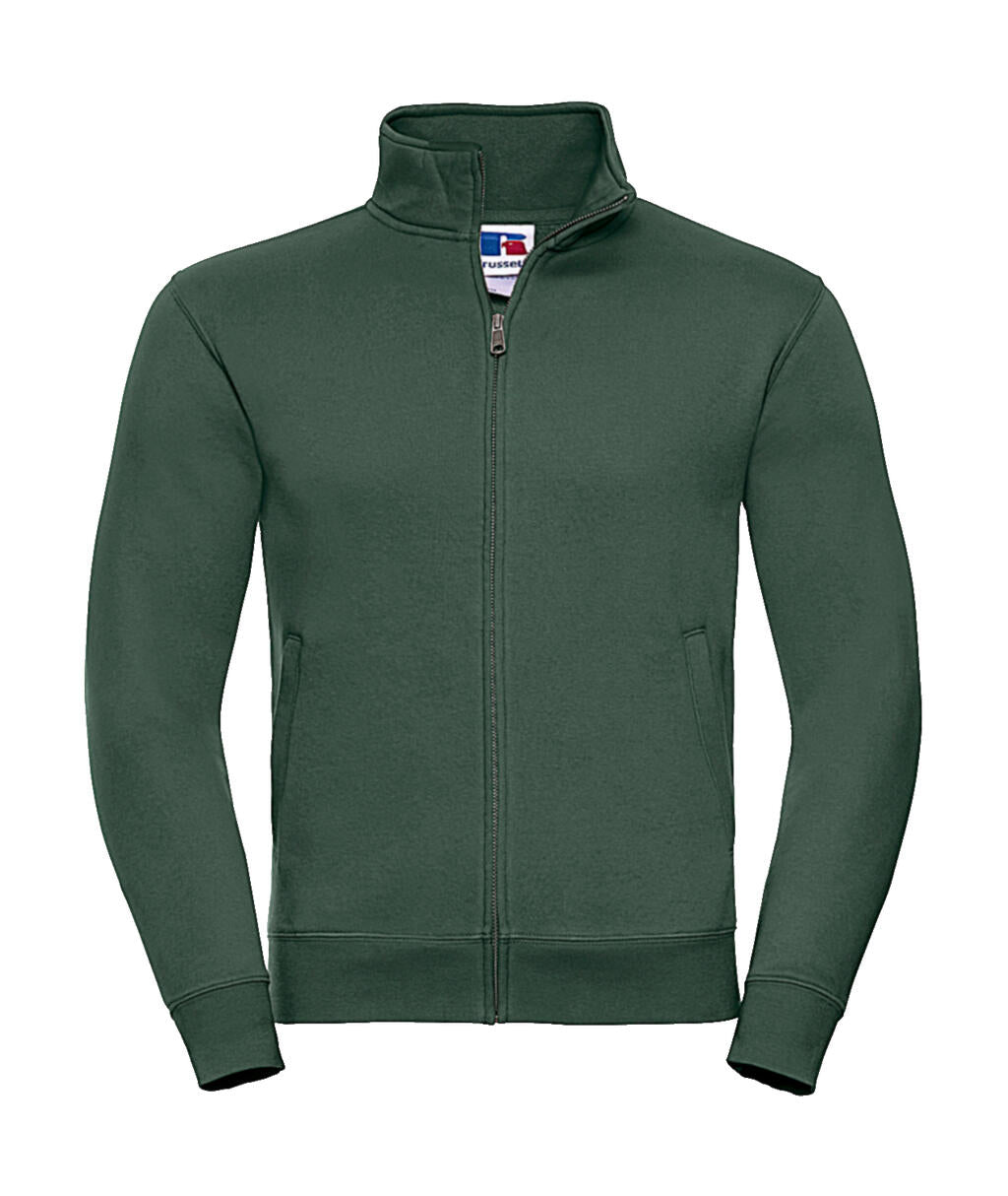  Men's Authentic Sweat Jacket in Farbe Bottle Green