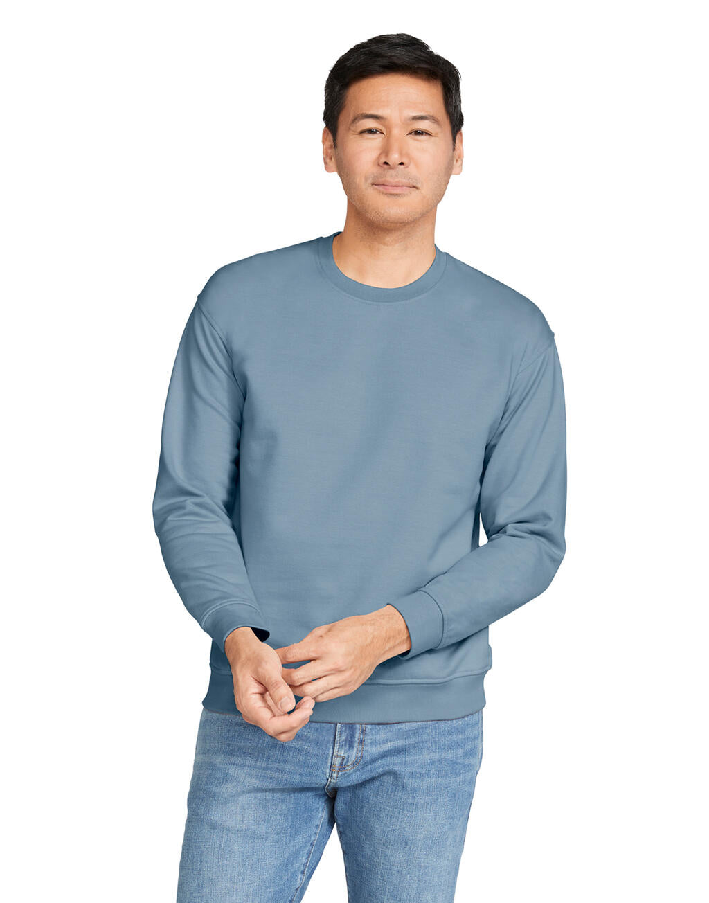 Softstyle Midweight Fleece Adult Crewneck in Farbe White