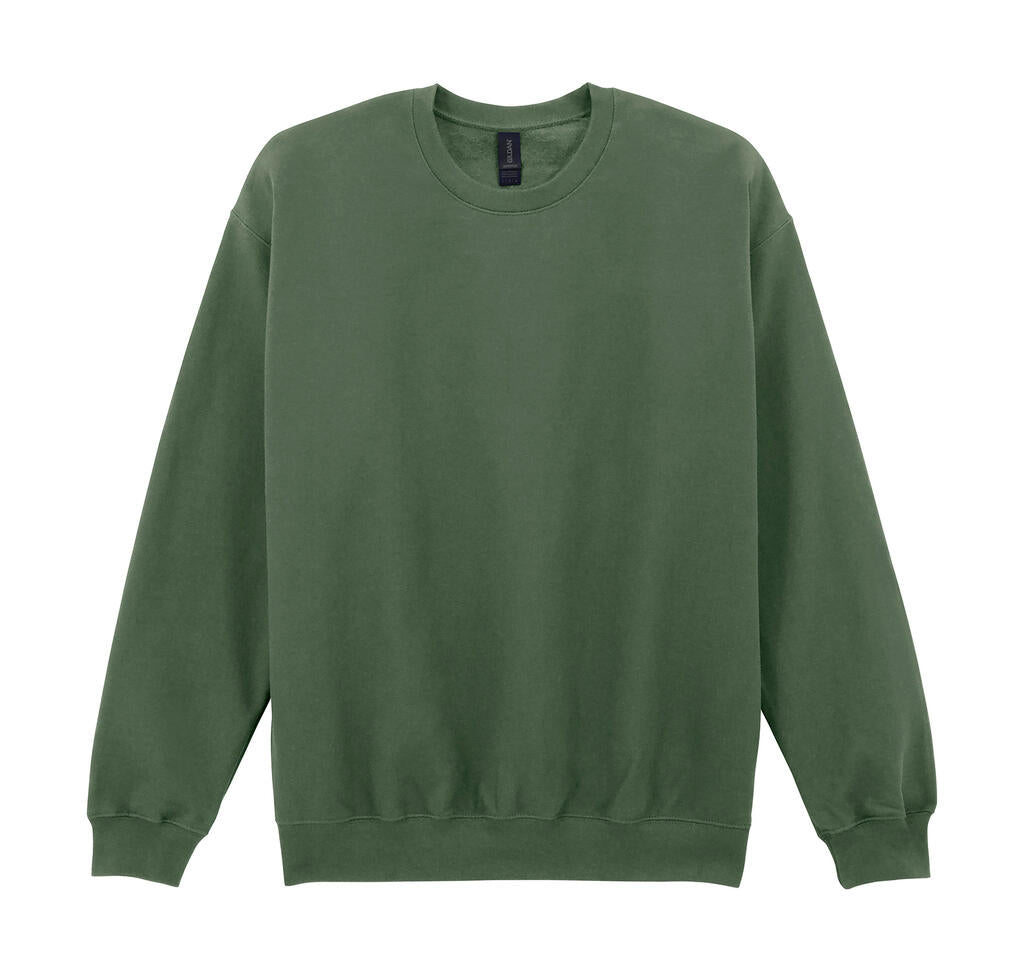 Softstyle Midweight Fleece Adult Crewneck in Farbe Military Green