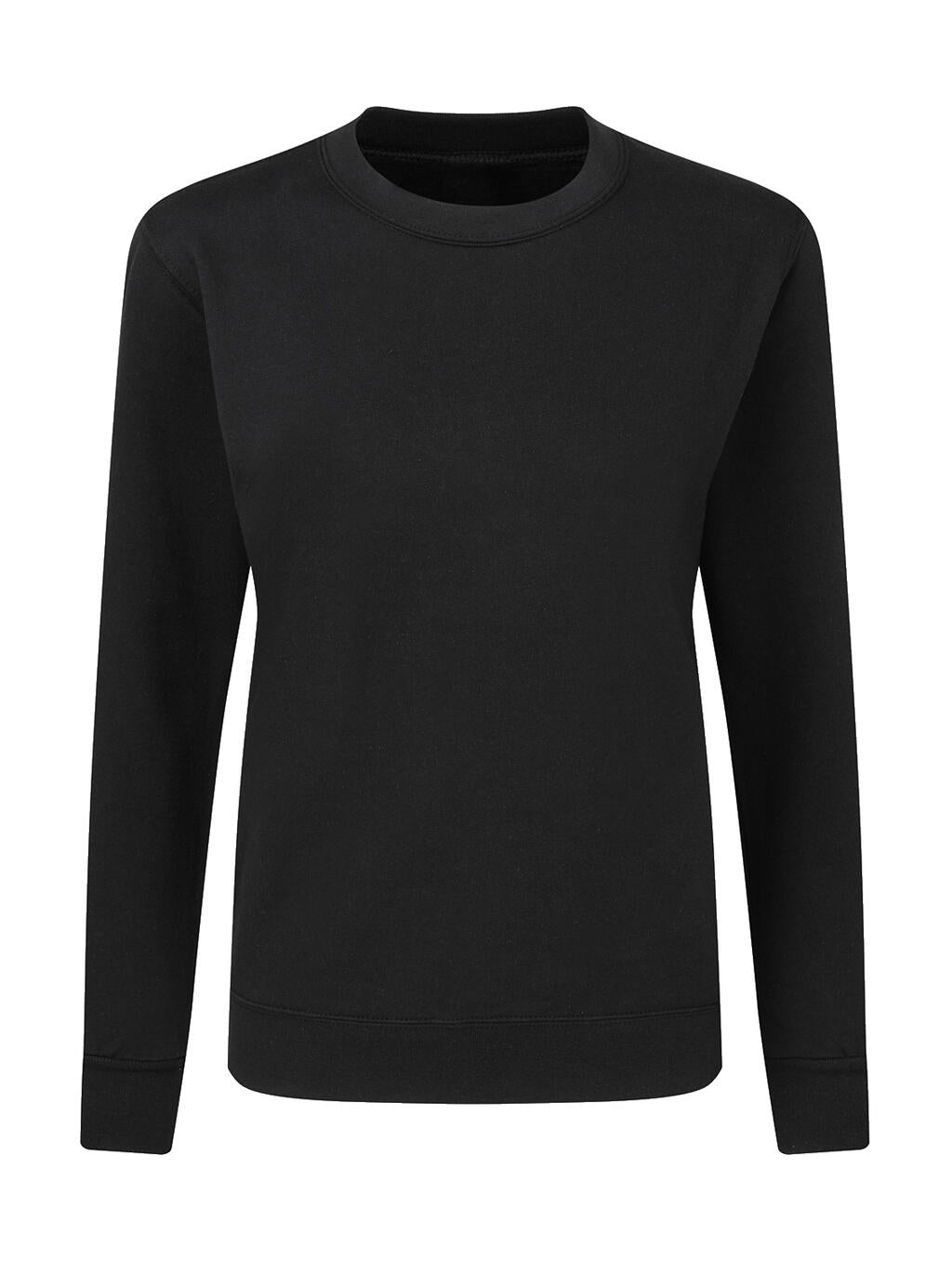  Ladies' Crew Sweat in Farbe Black