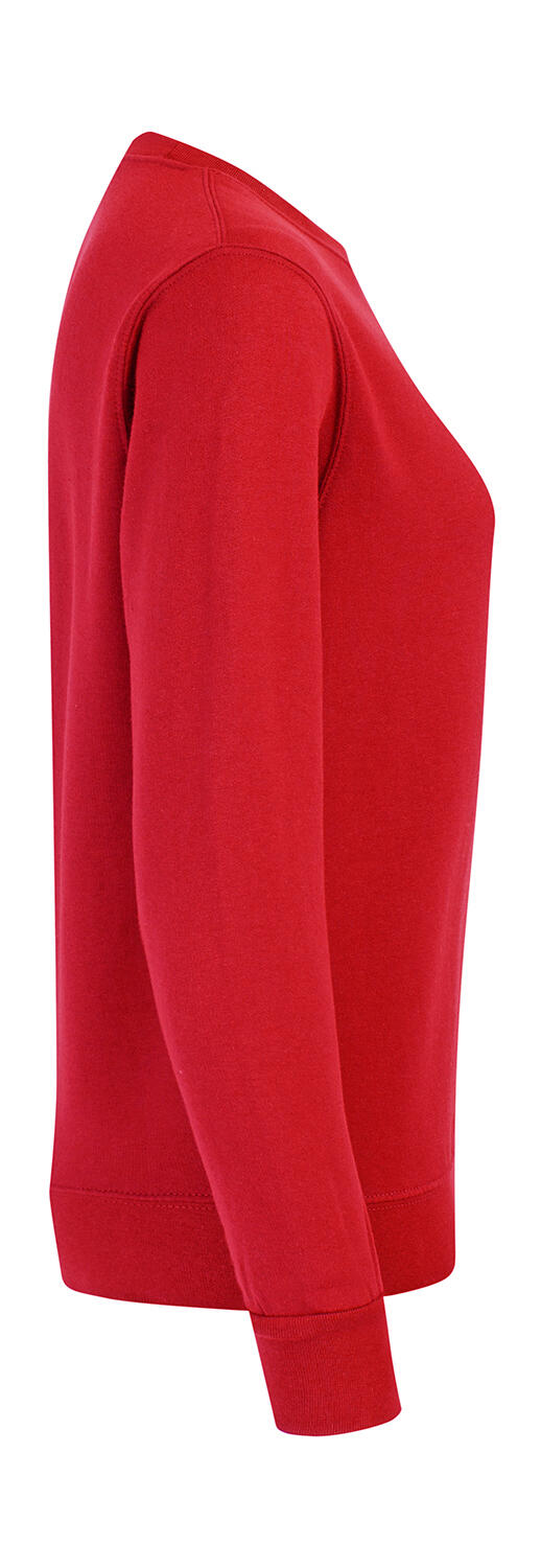  Ladies' Crew Sweat in Farbe White