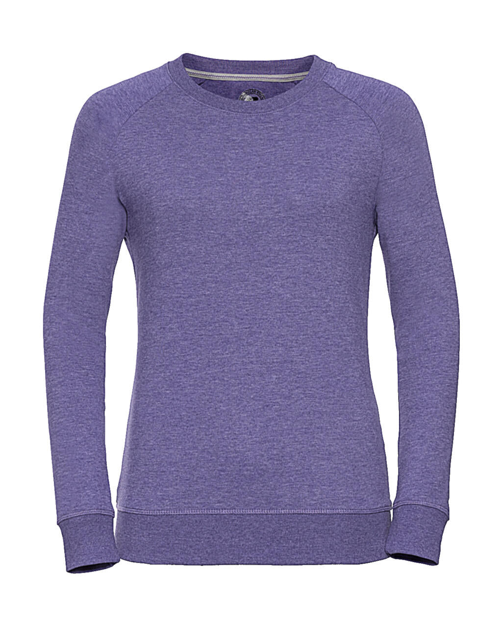  Ladies HD Raglan Sweat in Farbe Purple Marl