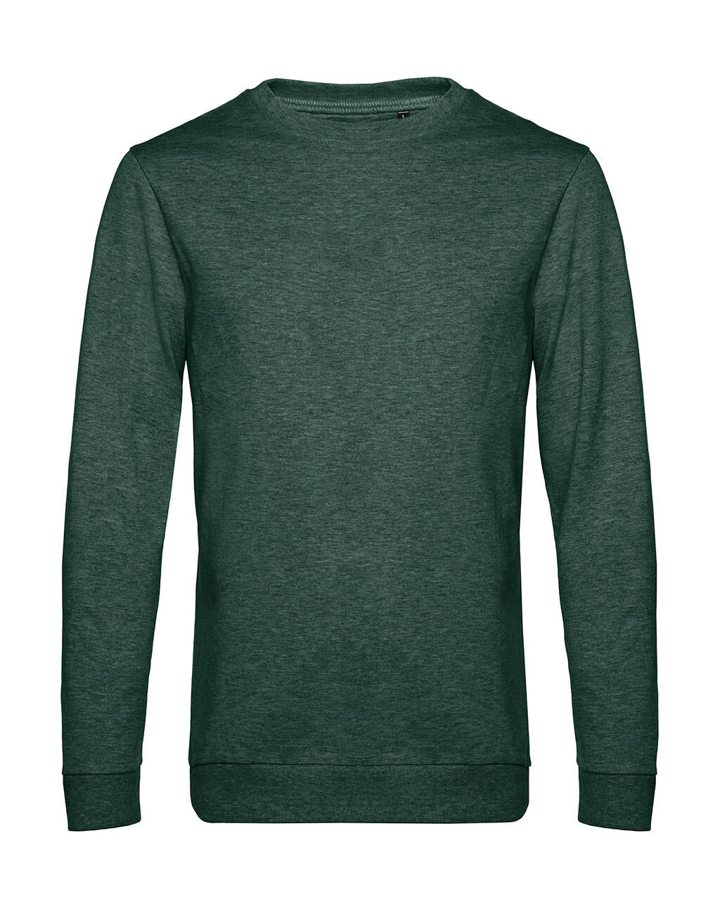 #Set In French Terry in Farbe Heather Dark Green