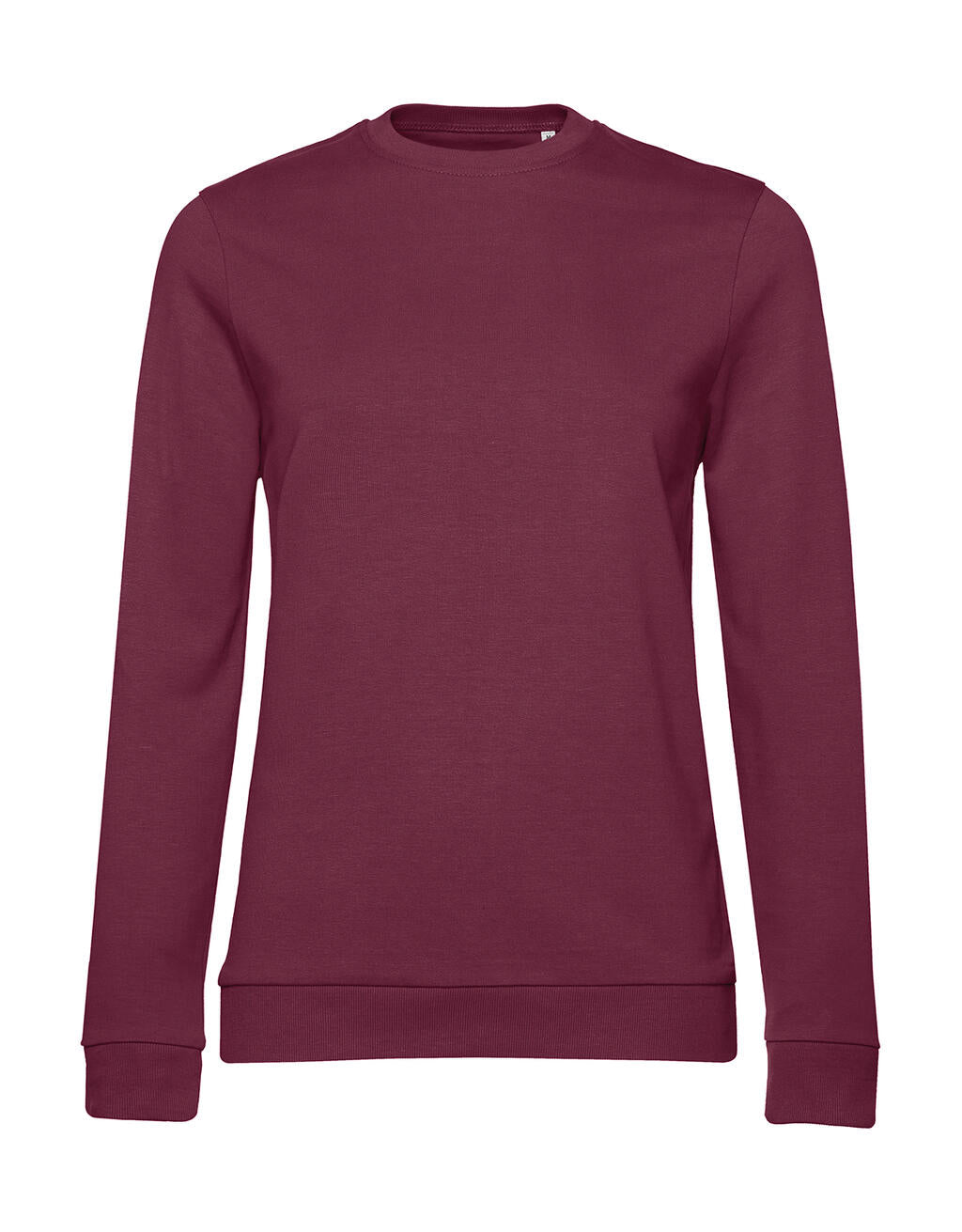 #Set In /women French Terry in Farbe Wine