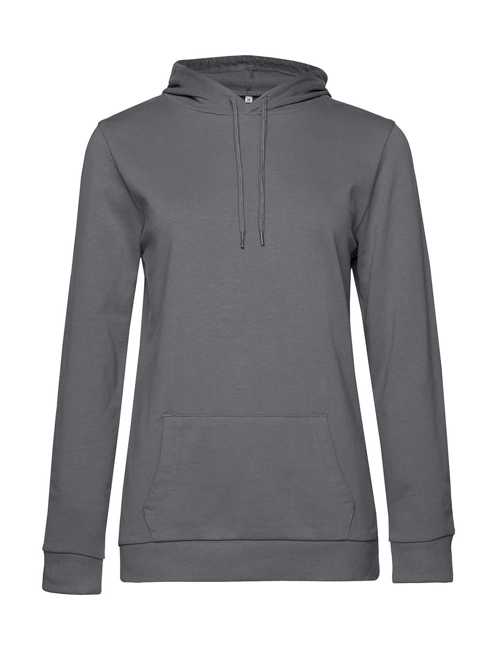 #Hoodie /women French Terry in Farbe Elephant Grey