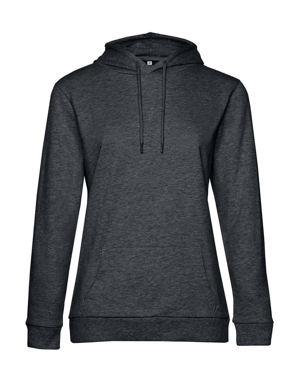 #Hoodie /women French Terry in Farbe Heather Asphalt