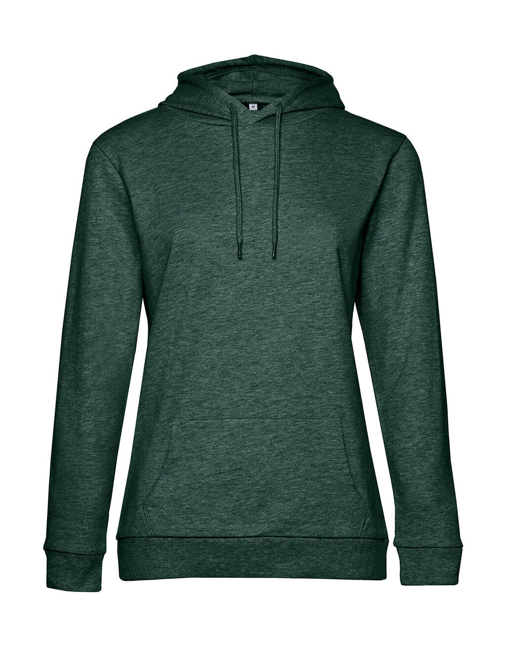 #Hoodie /women French Terry in Farbe Heather Dark Green