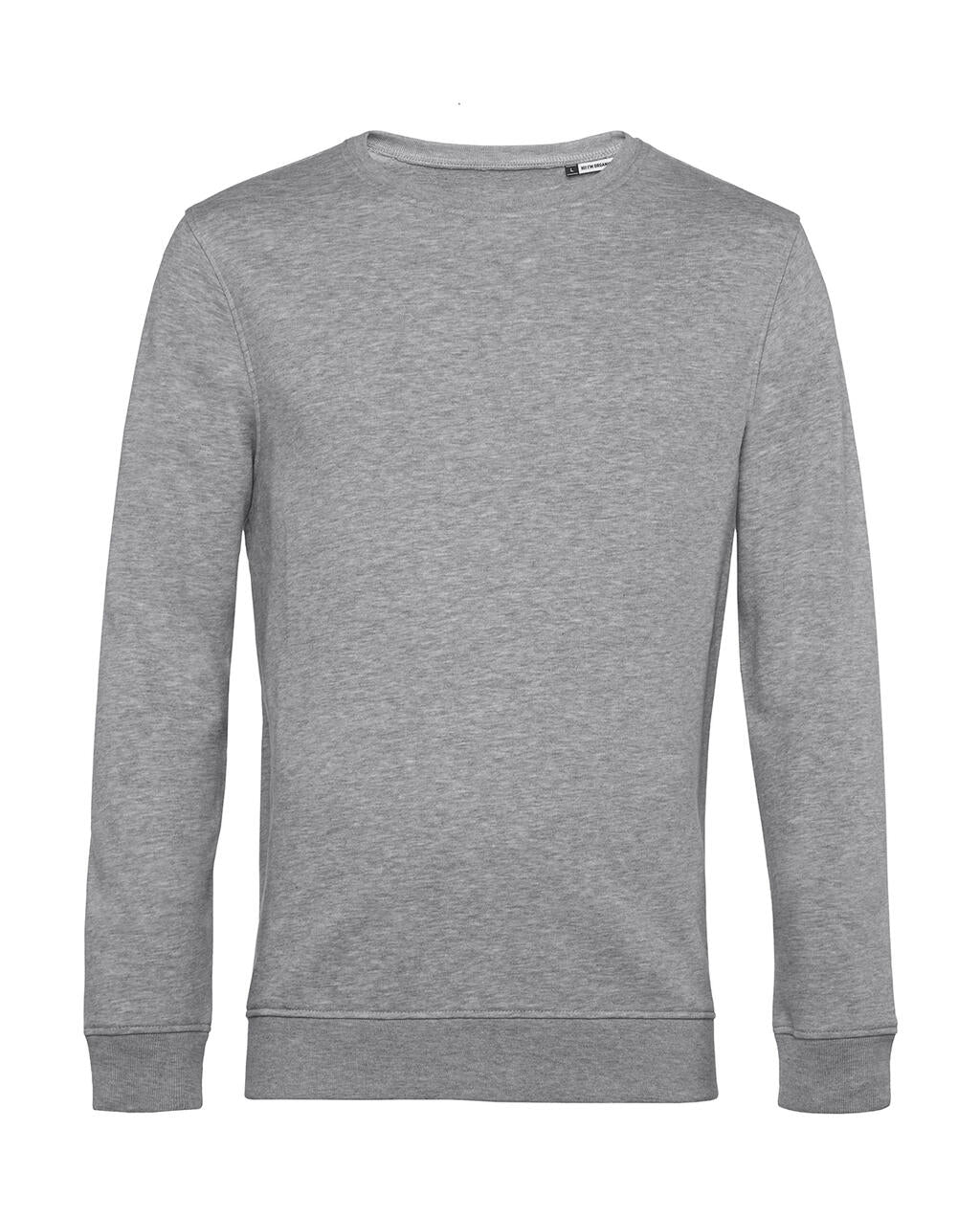 Organic Inspire Crew Neck in Farbe Heather Grey