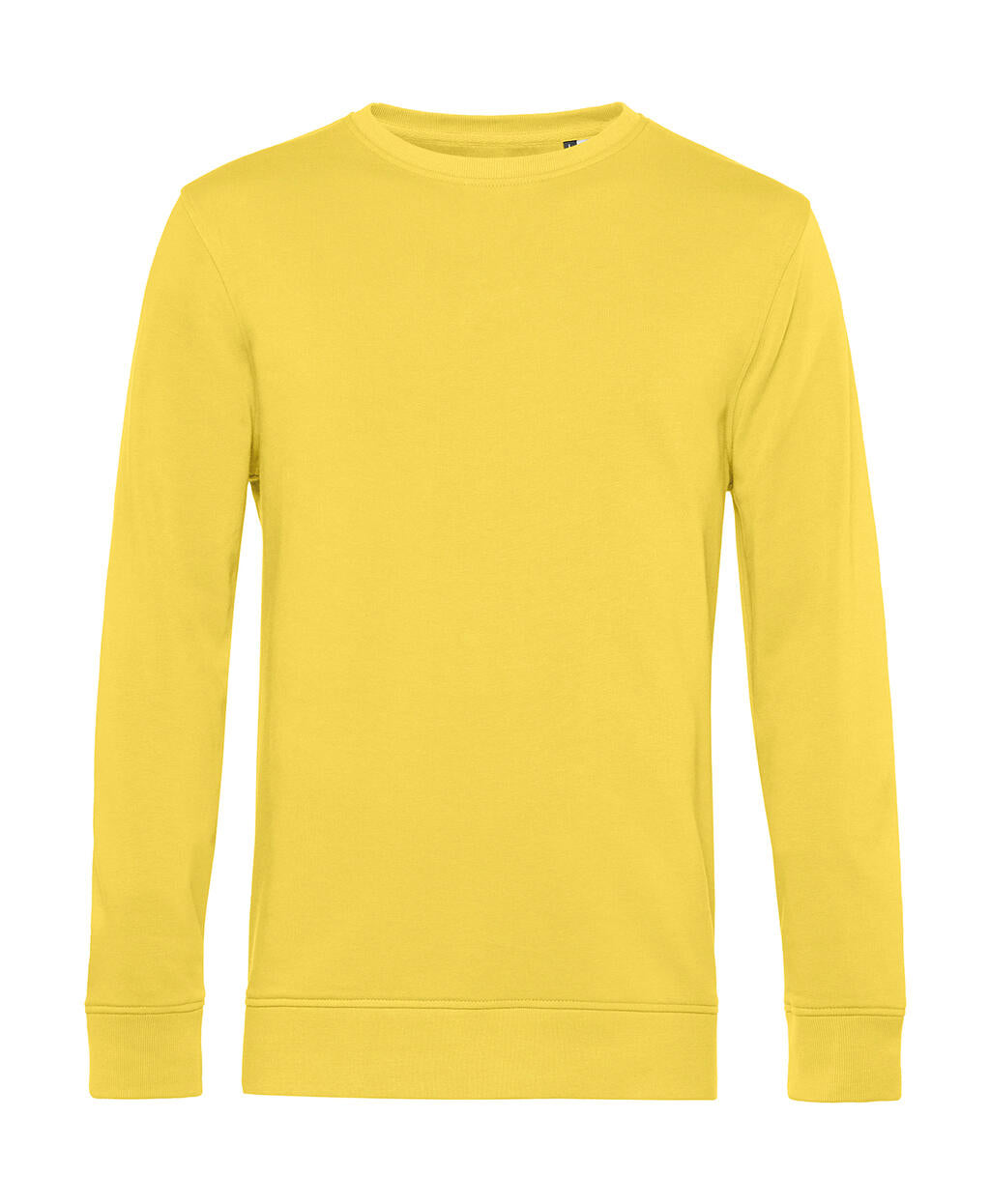 Organic Inspire Crew Neck in Farbe Yellow Fizz