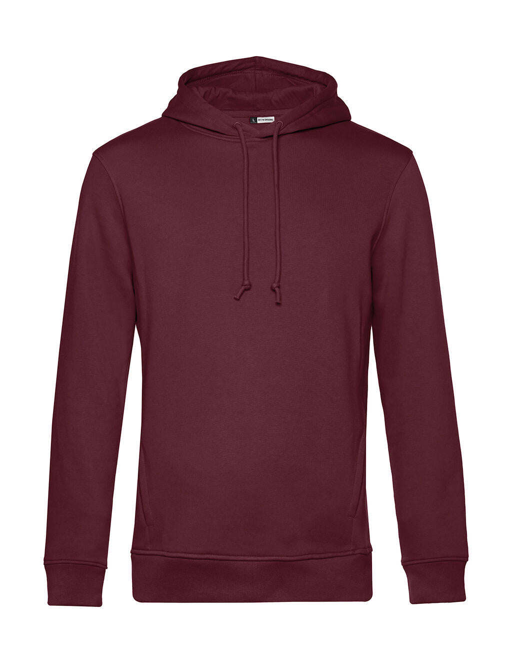 Organic Inspire Hooded in Farbe Burgundy