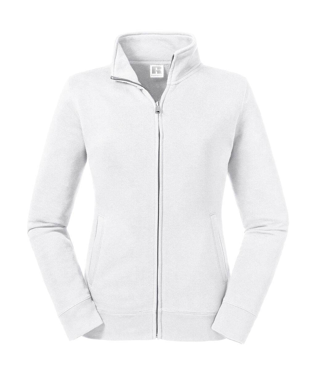  Ladies' Authentic Sweat Jacket in Farbe White
