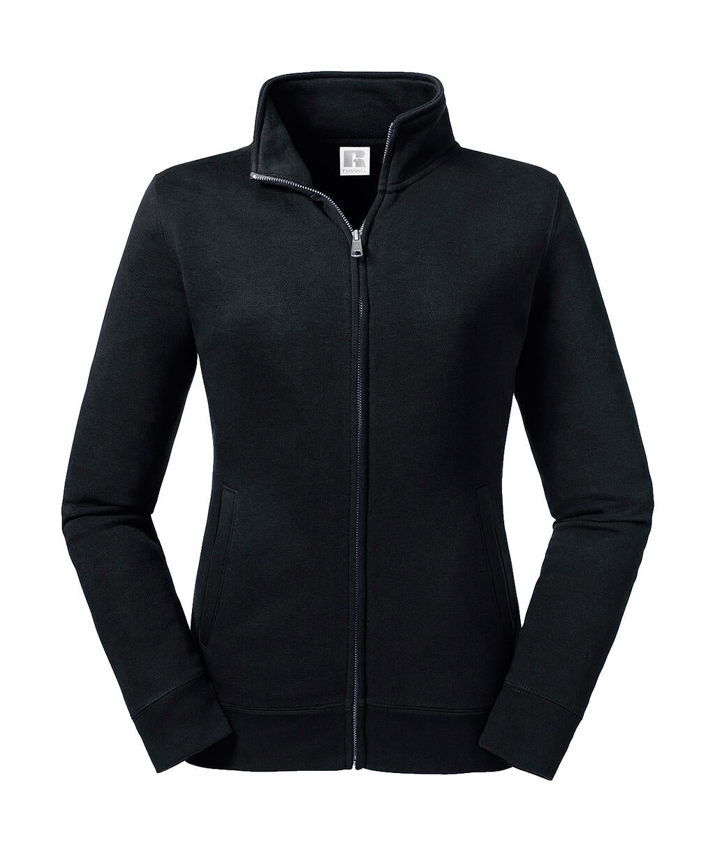  Ladies' Authentic Sweat Jacket in Farbe Black