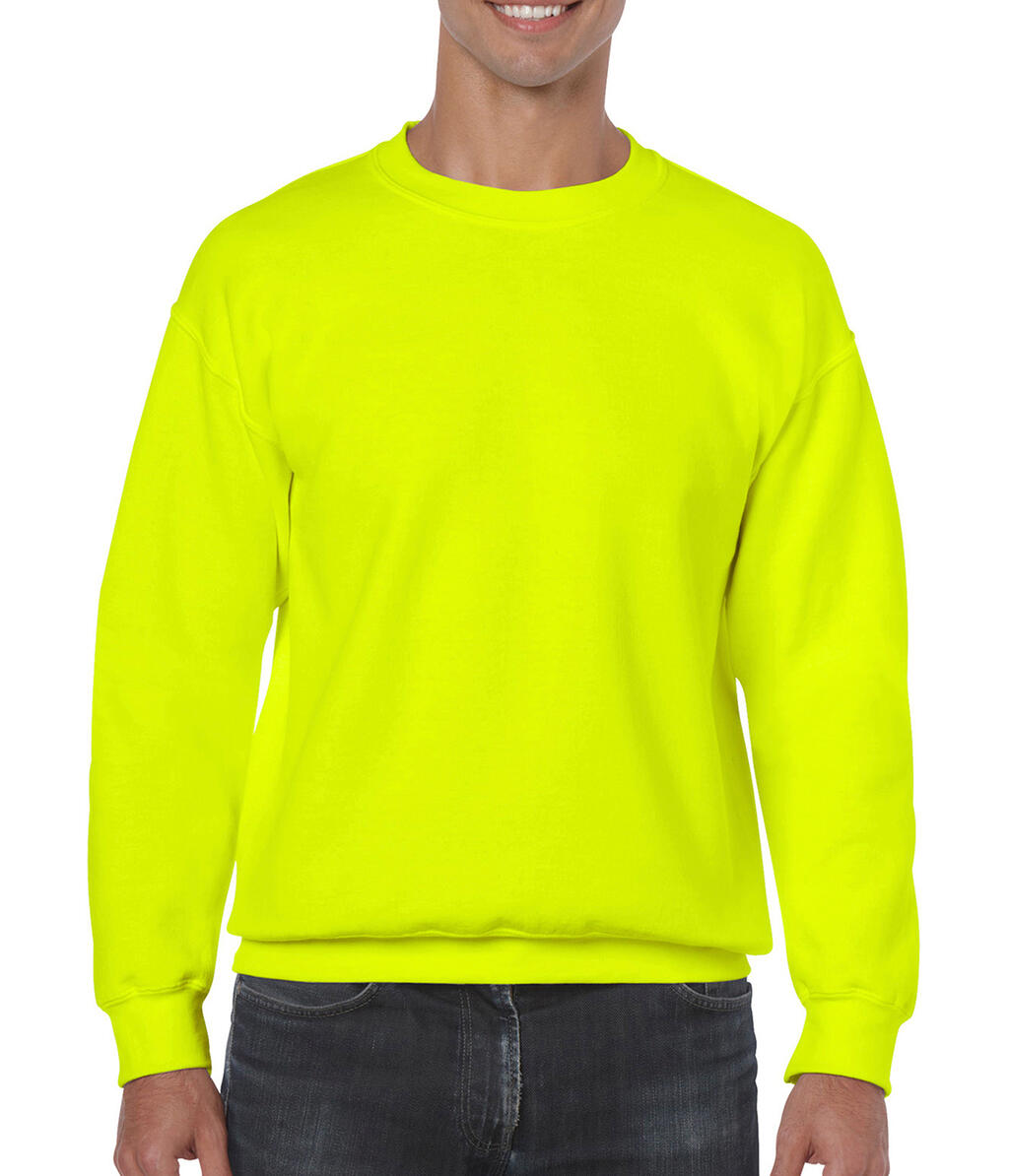 Heavy Blend Adult Crewneck Sweat in Farbe Safety Green