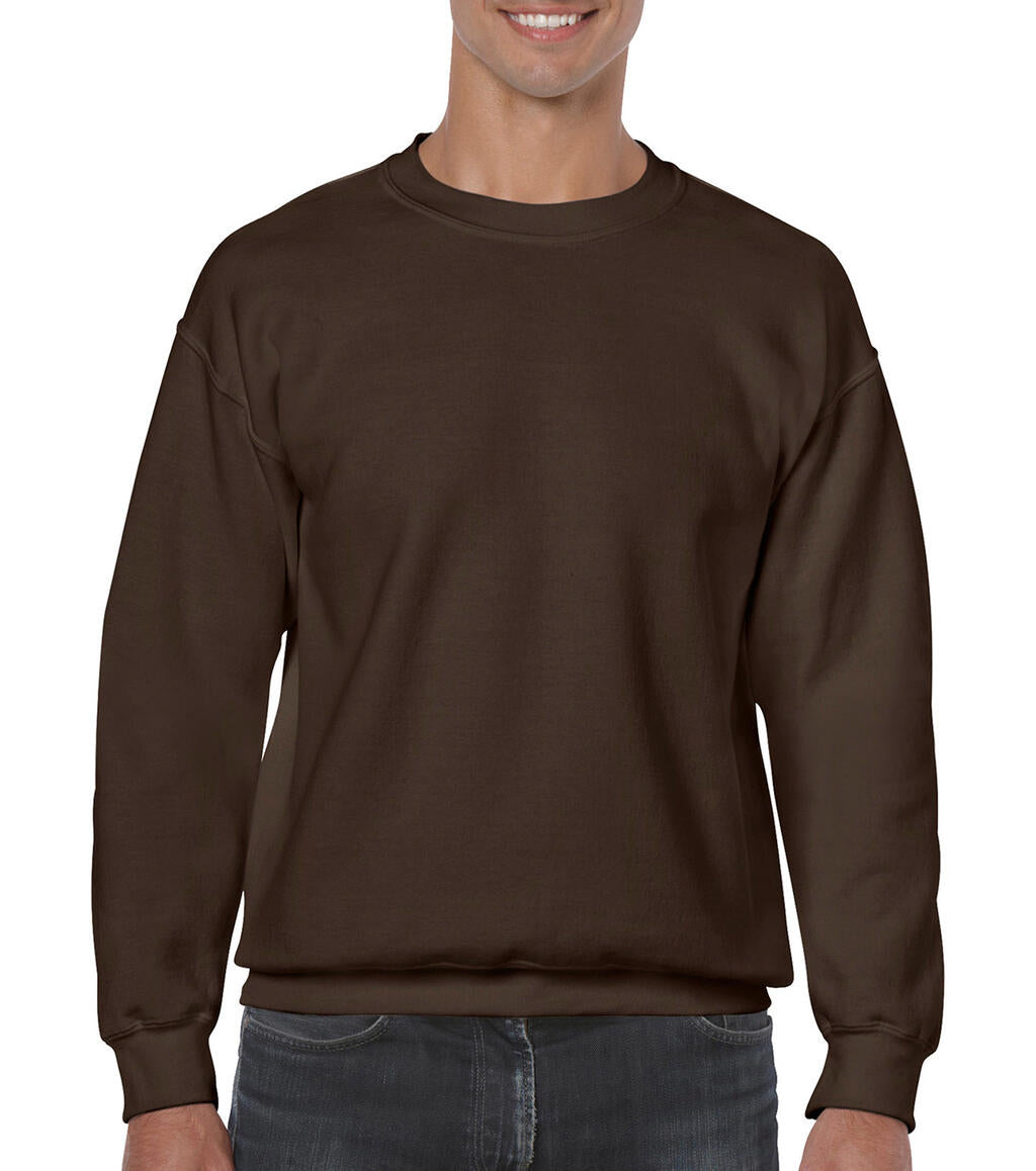 Heavy Blend Adult Crewneck Sweat in Farbe Dark Chocolate