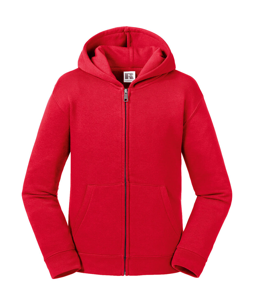  Kids' Authentic Zipped Hood Sweat in Farbe Classic Red