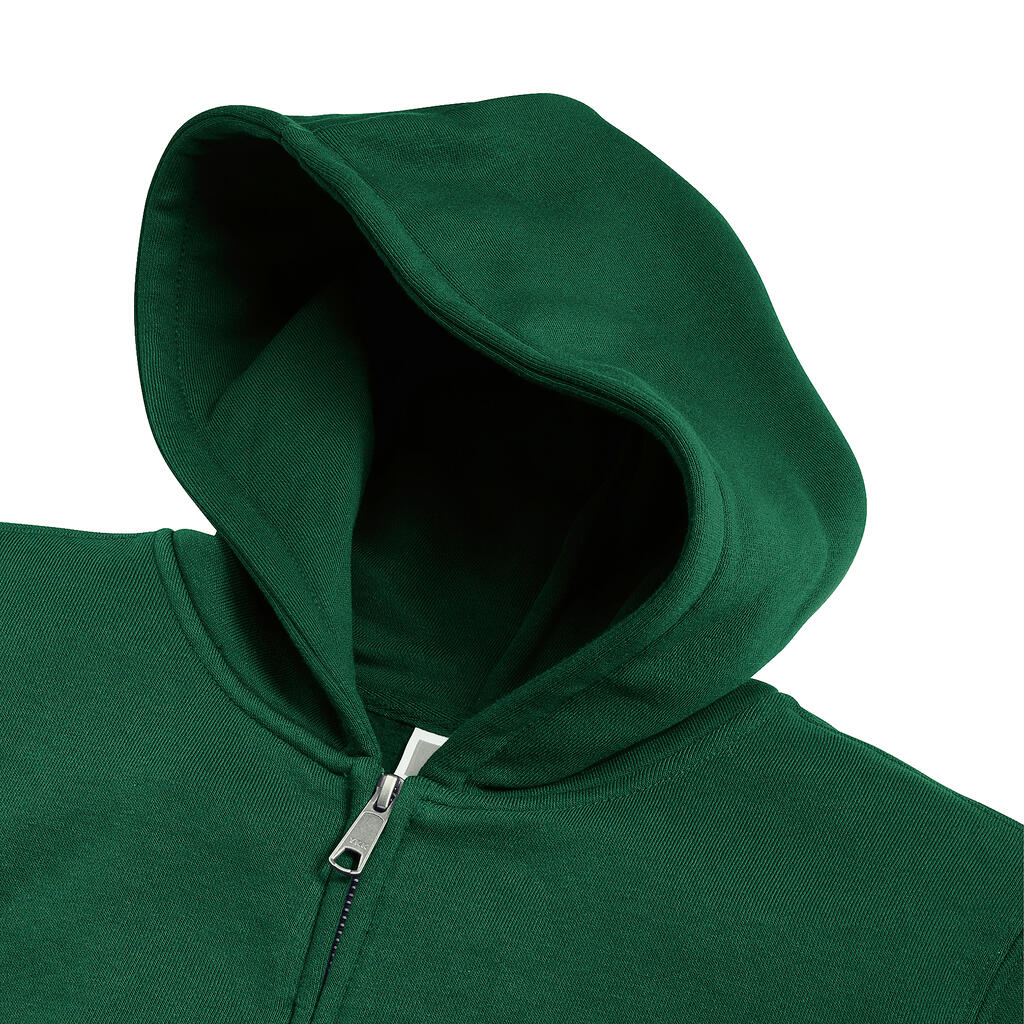  Kids' Authentic Zipped Hood Sweat in Farbe Black