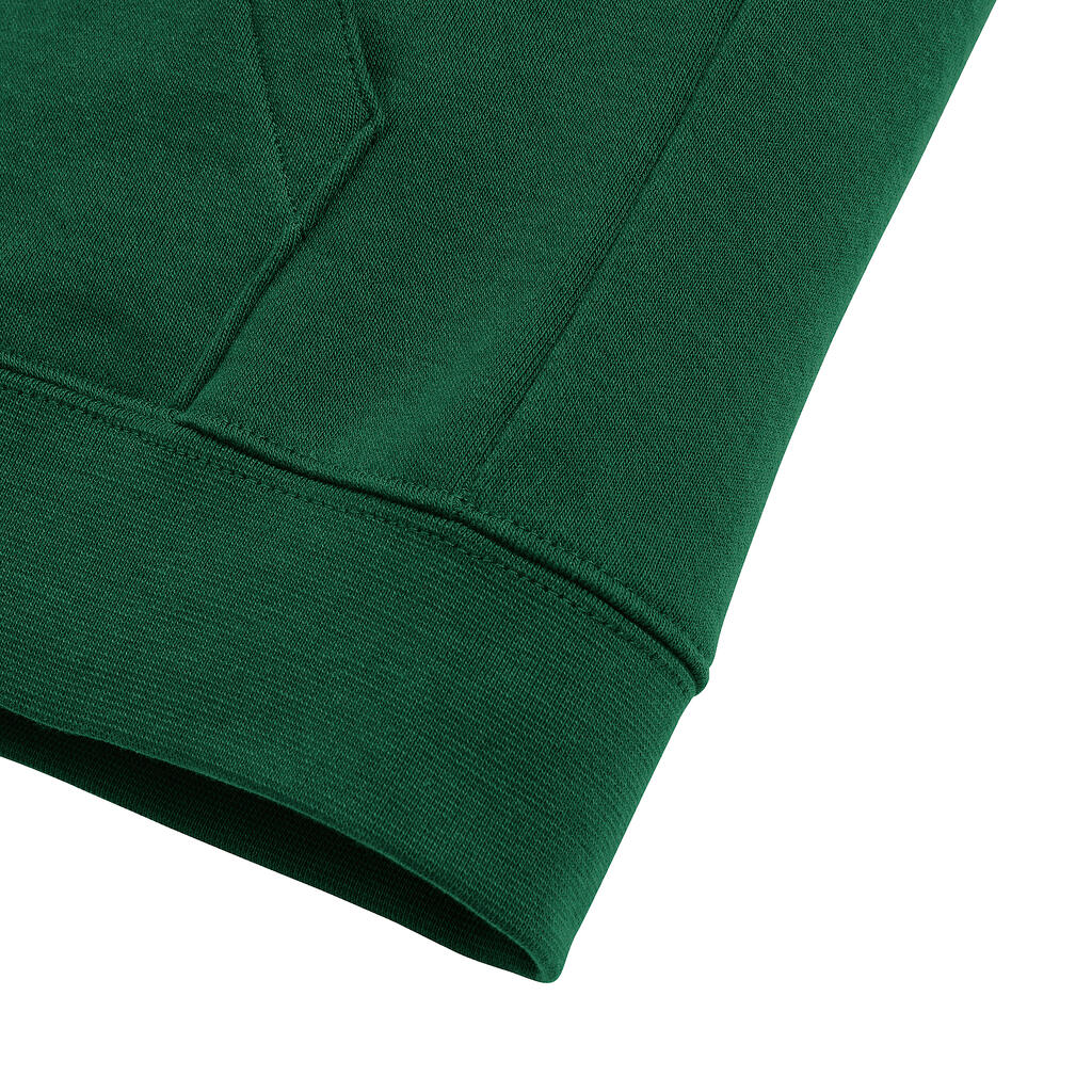  Kids' Authentic Zipped Hood Sweat in Farbe Black