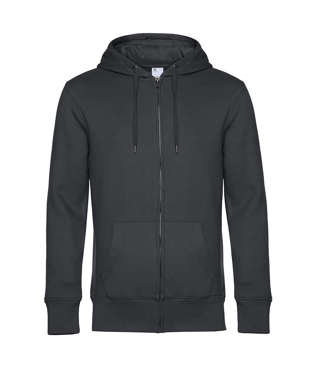  KING Zipped Hood_° in Farbe Asphalt
