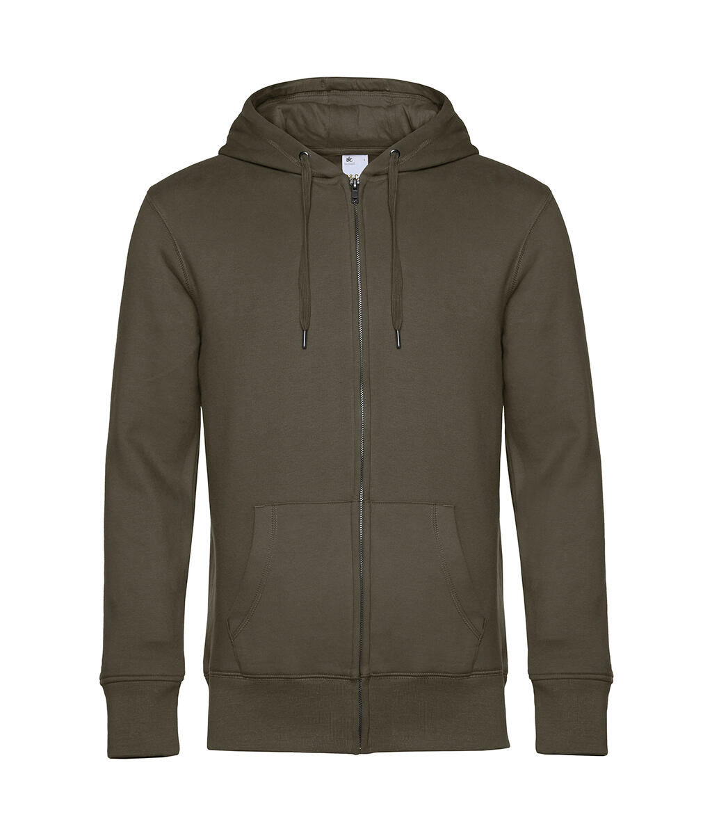  KING Zipped Hood_° in Farbe Khaki