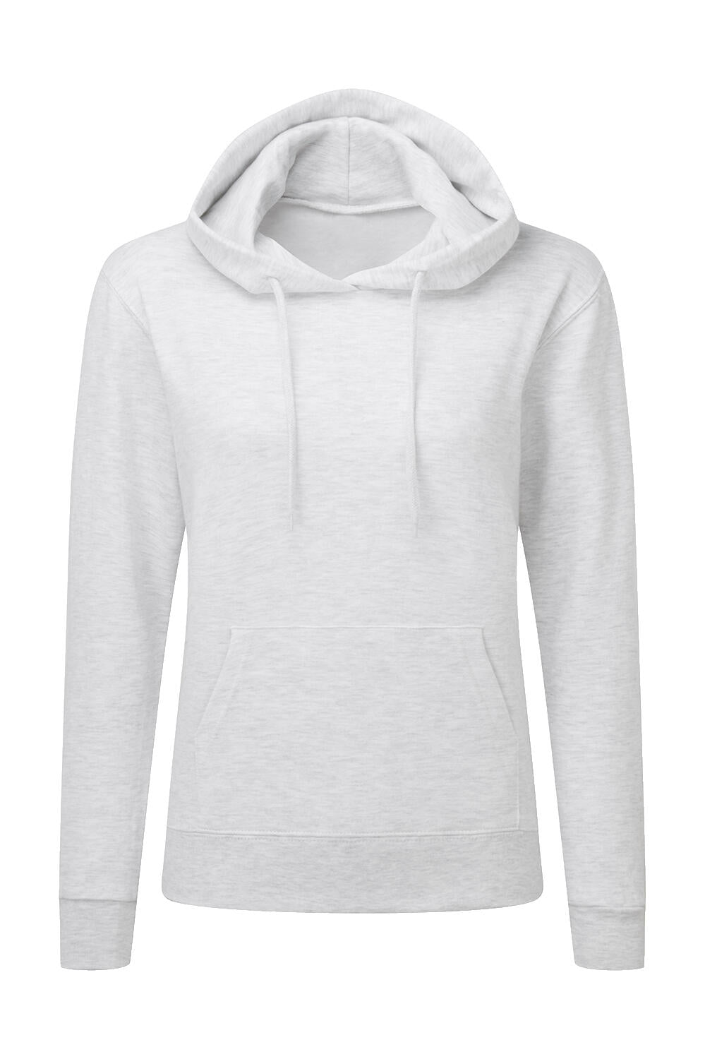  Ladies' Hooded Sweatshirt in Farbe Ash Grey