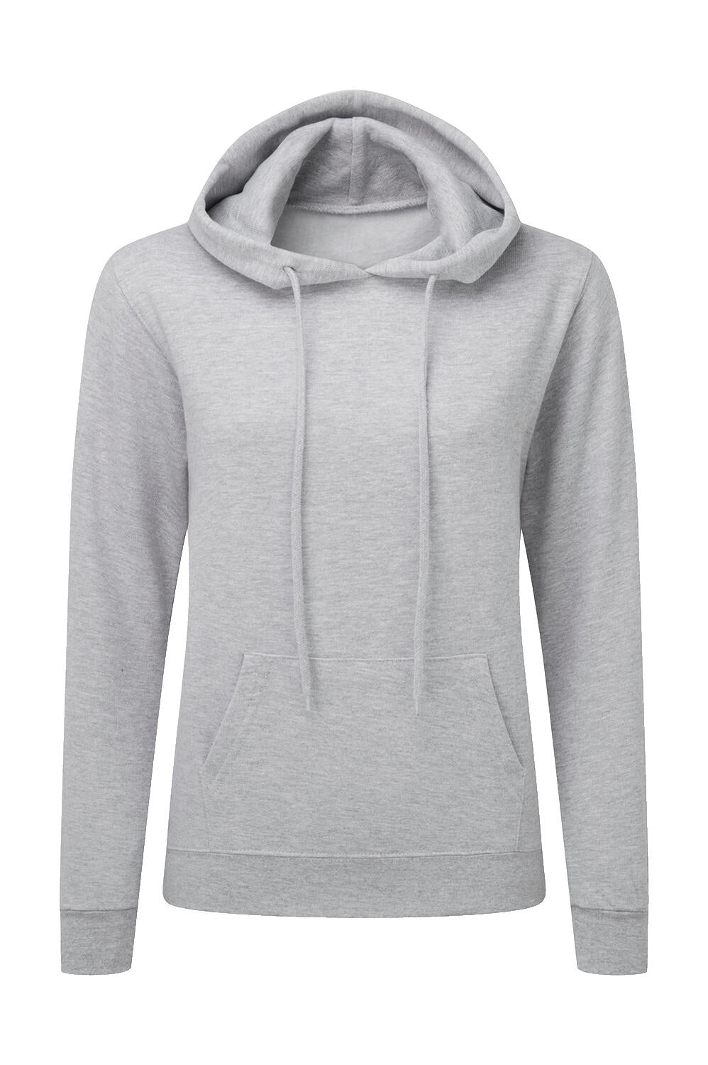  Ladies' Hooded Sweatshirt in Farbe Light Oxford