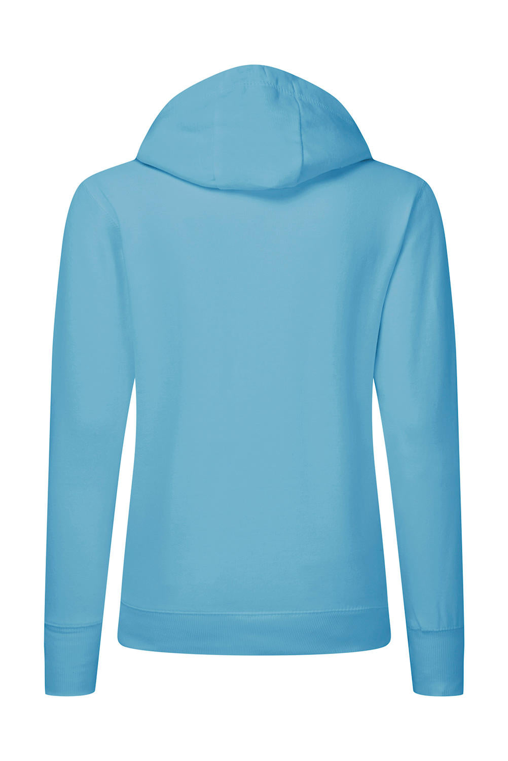  Ladies' Contrast Hoodie in Farbe Navy/Light Oxford