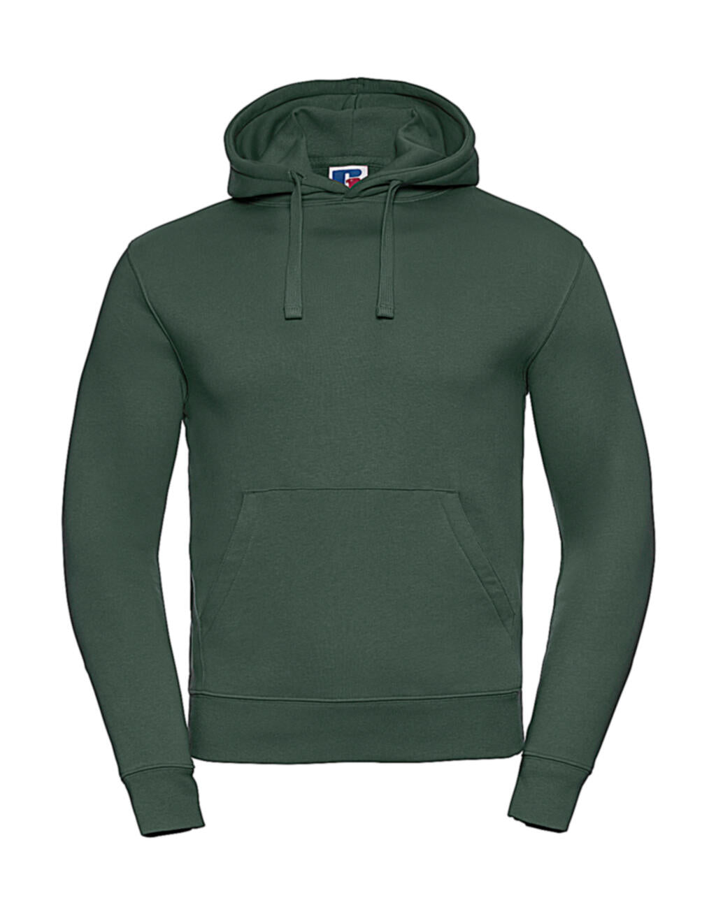 Men's Authentic Hooded Sweat in Farbe Bottle Green