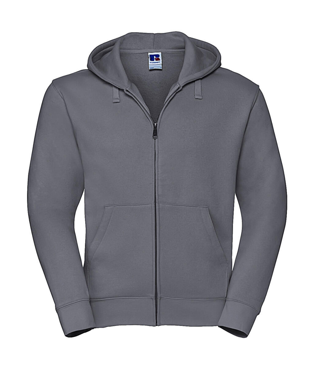  Men's Authentic Zipped Hood in Farbe Convoy Grey