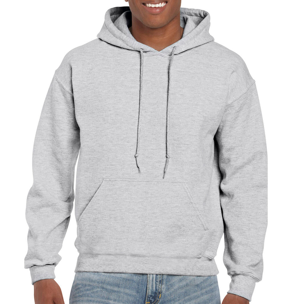  DryBlend Adult Hooded Sweat in Farbe Ash Grey