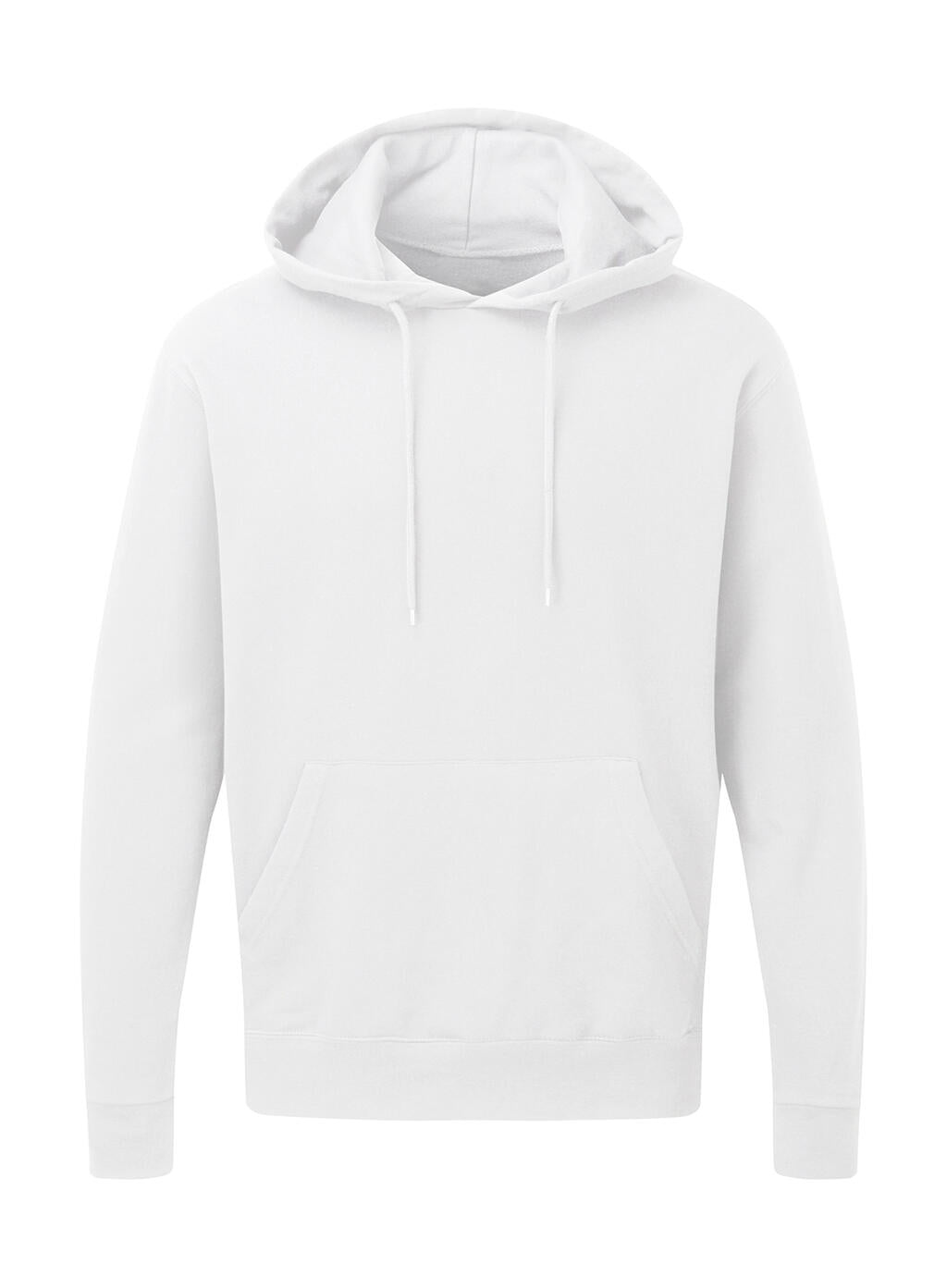 Hooded Sweatshirt Men in Farbe White