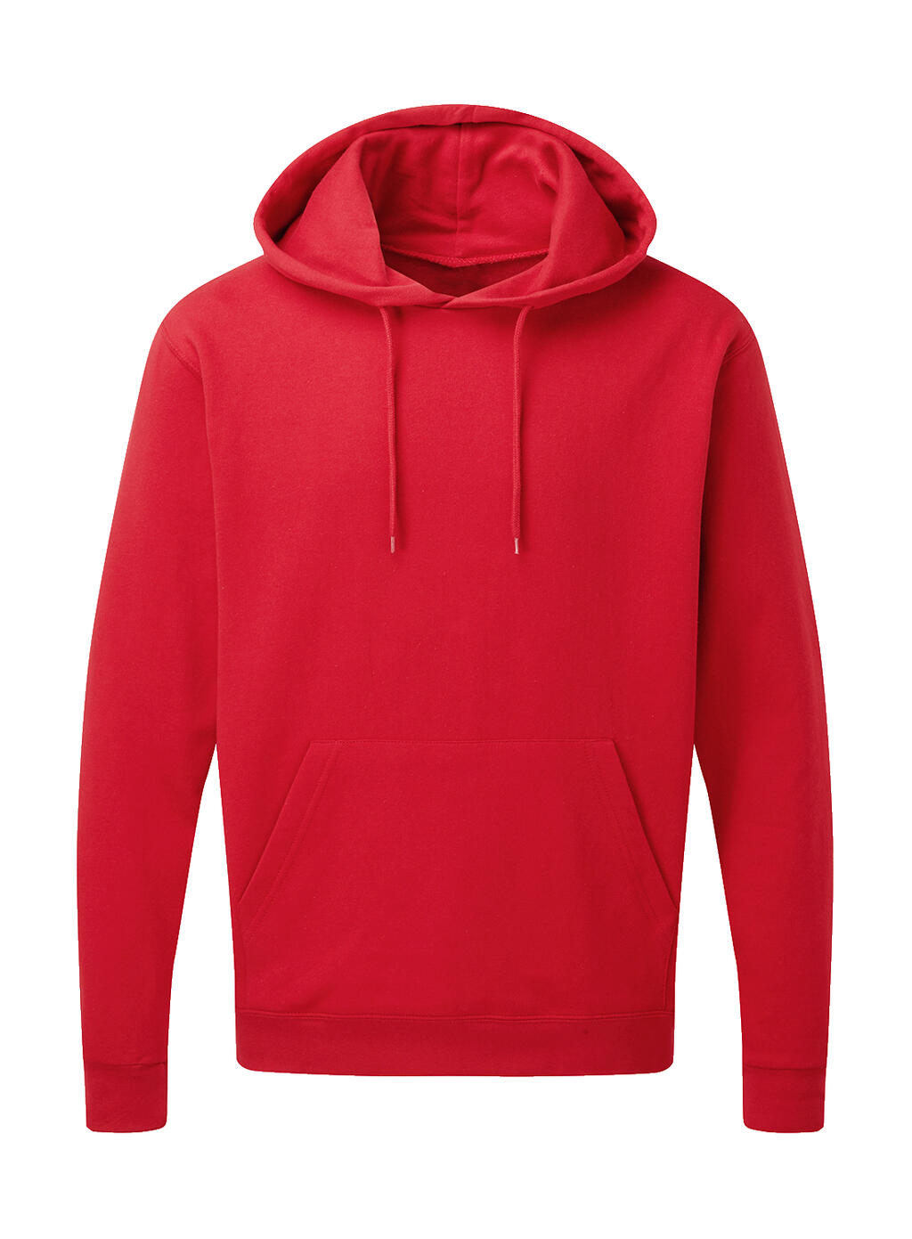 Hooded Sweatshirt Men in Farbe Red