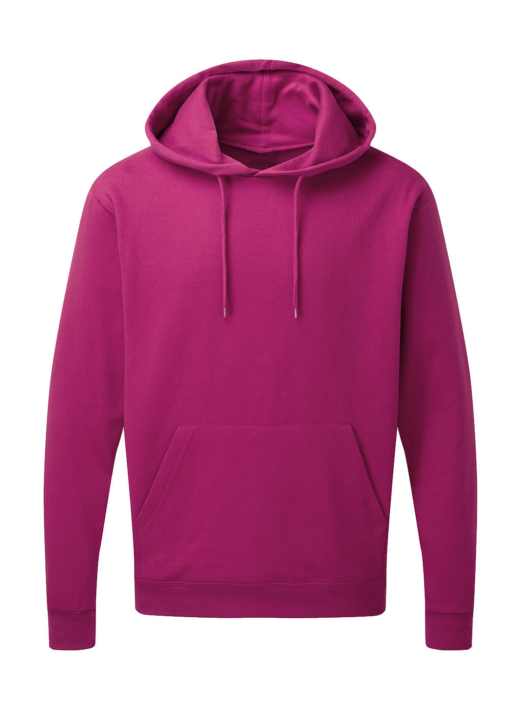 Hooded Sweatshirt Men in Farbe Dark Pink