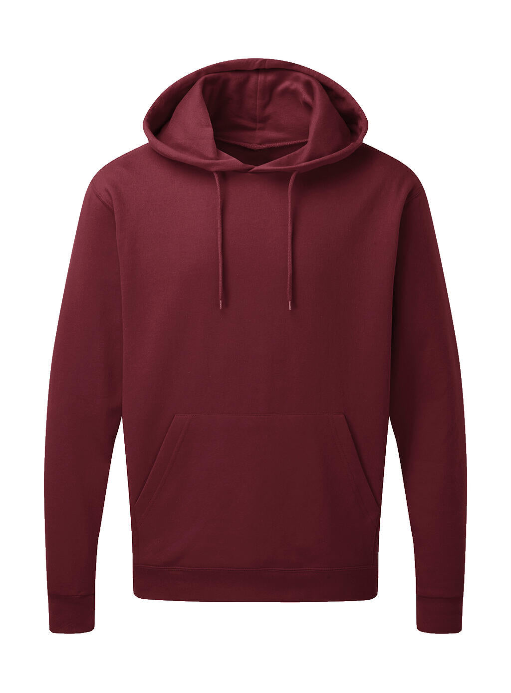 Hooded Sweatshirt Men in Farbe Burgundy