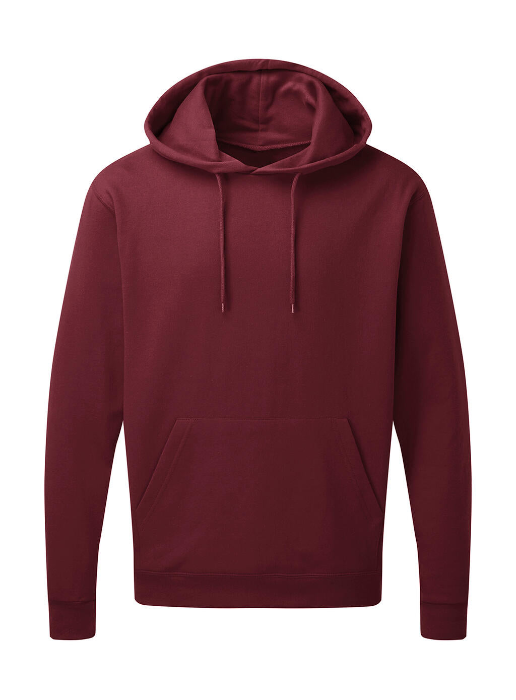 Hooded Sweatshirt Men in Farbe Burgundy
