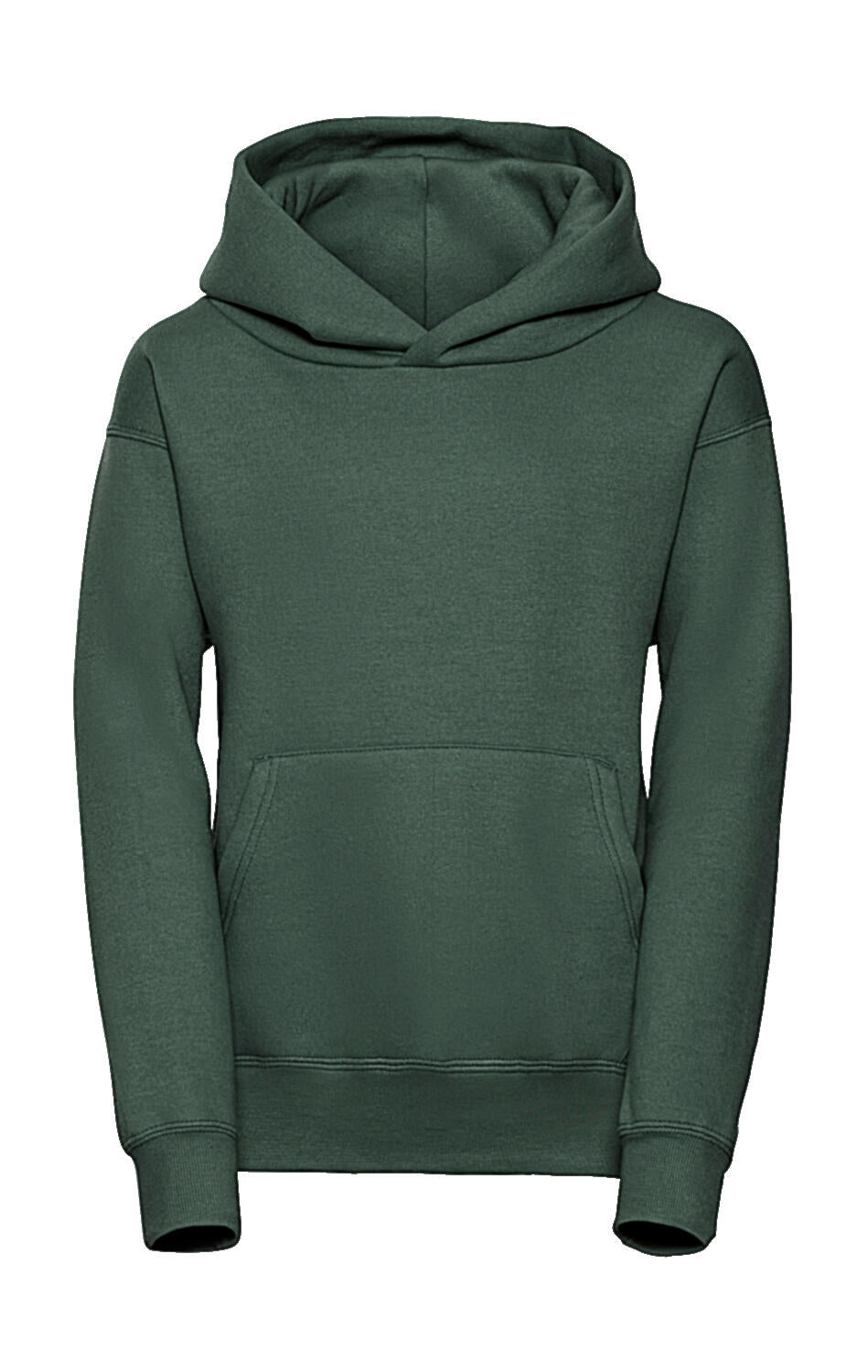  Kids' Hooded Sweat in Farbe Bottle Green
