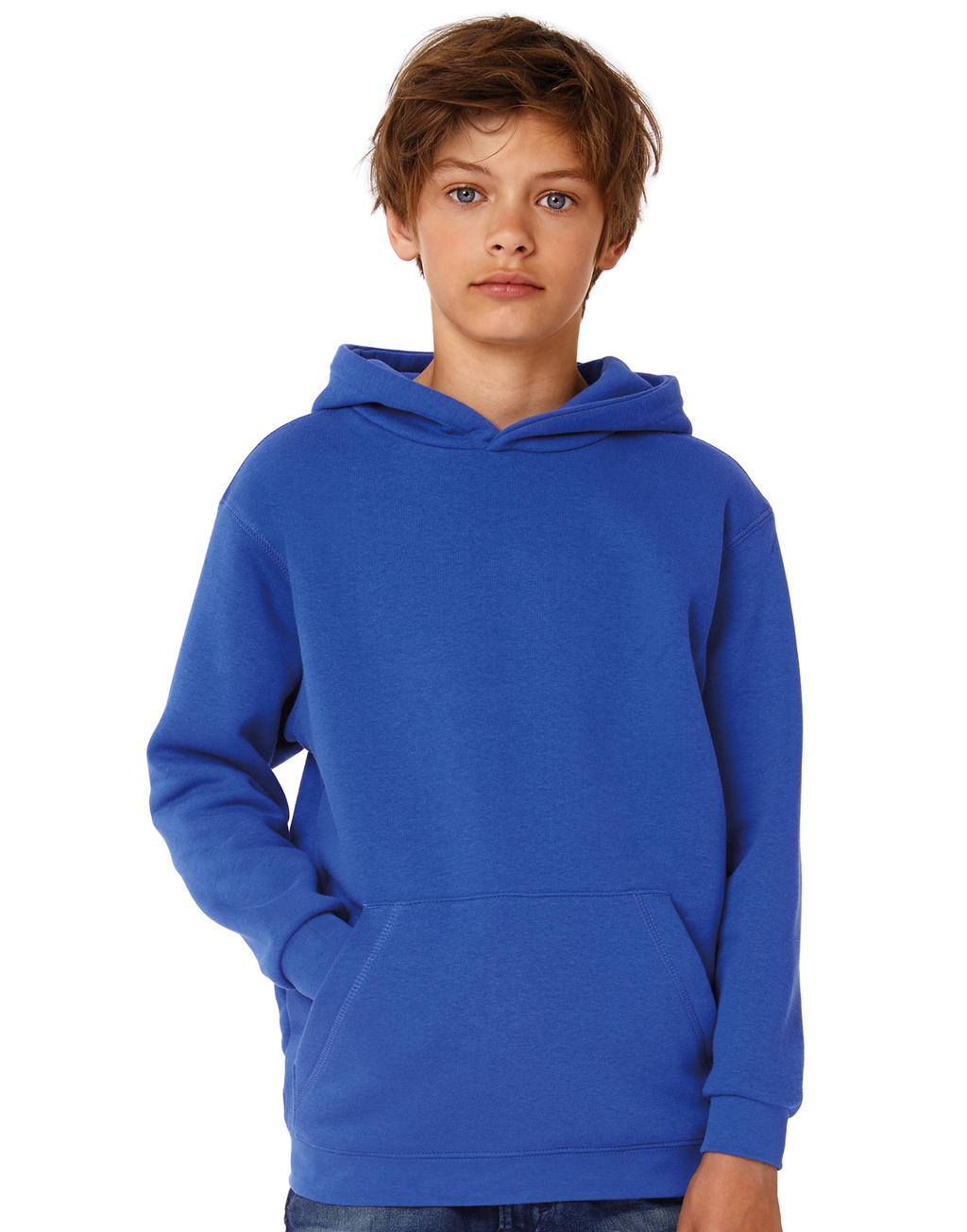  Hooded/kids Sweat in Farbe White