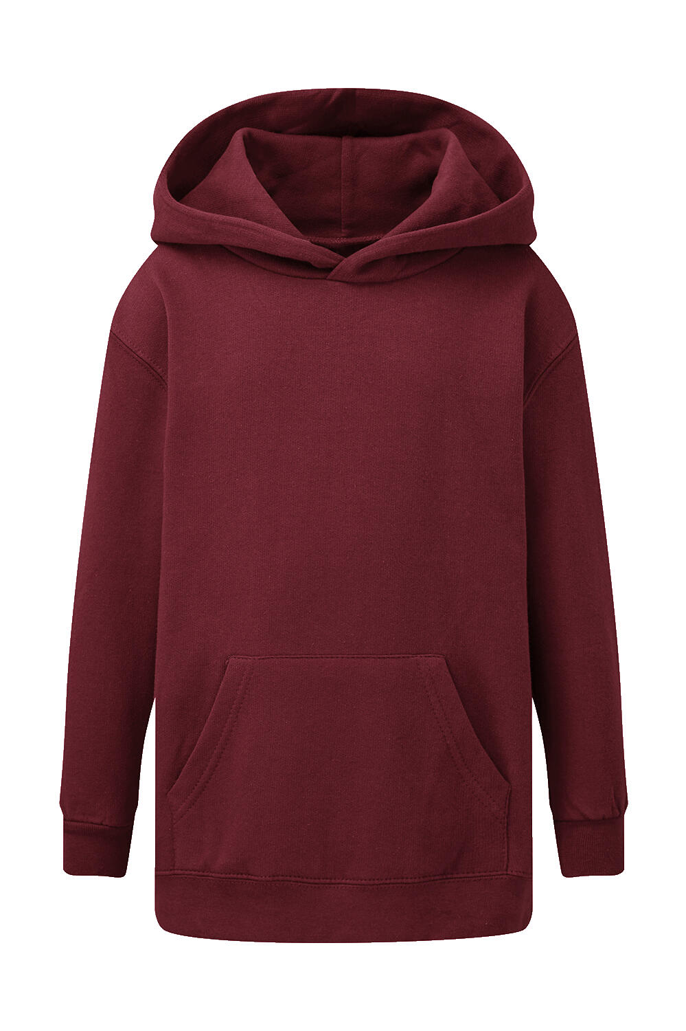  Kids' Hooded Sweatshirt in Farbe Burgundy