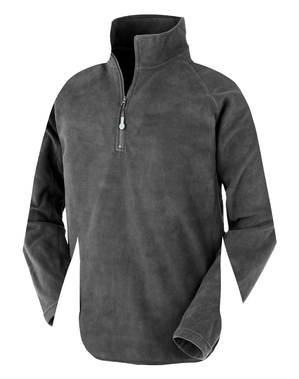  Recycled Microfleece Top in Farbe Grey