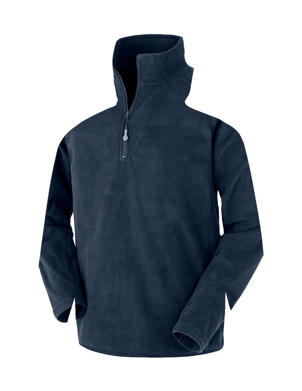  Recycled Microfleece Top in Farbe Navy