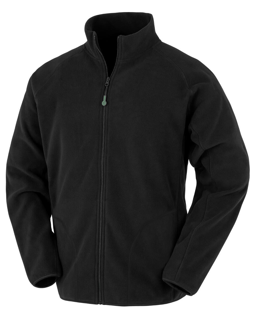  Recycled Microfleece Jacket in Farbe Black