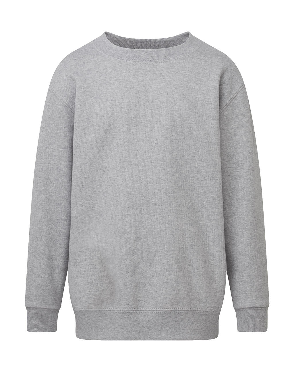  Kids' Crew Sweat in Farbe Light Oxford