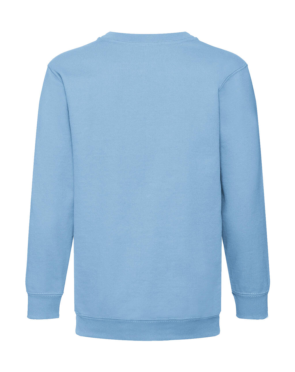  Kids' Classic Set-In Sweat in Farbe White