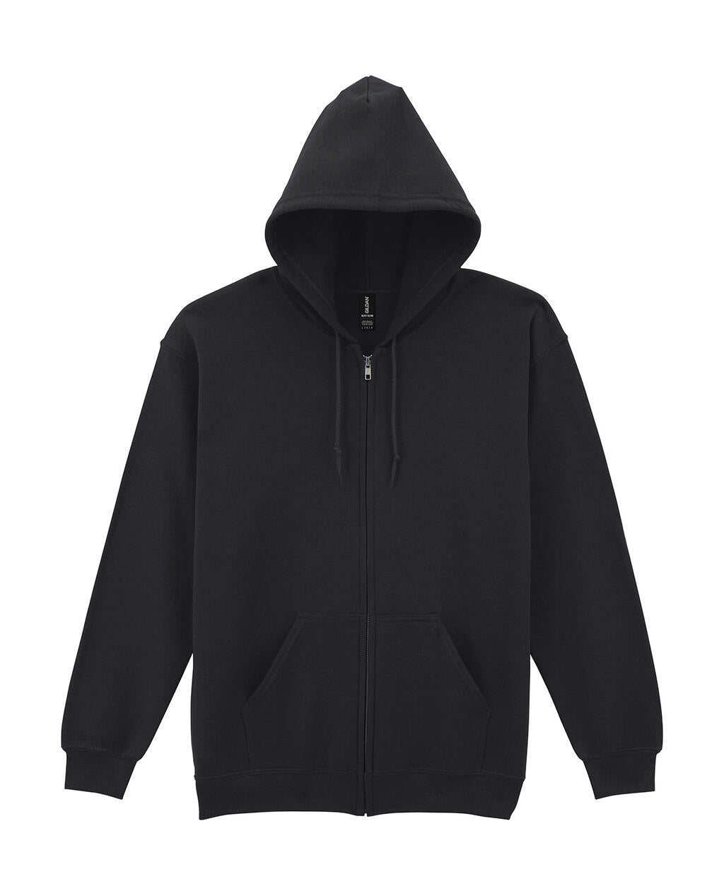 Heavy Blend Adult Full Zip Hooded Sweat in Farbe Black