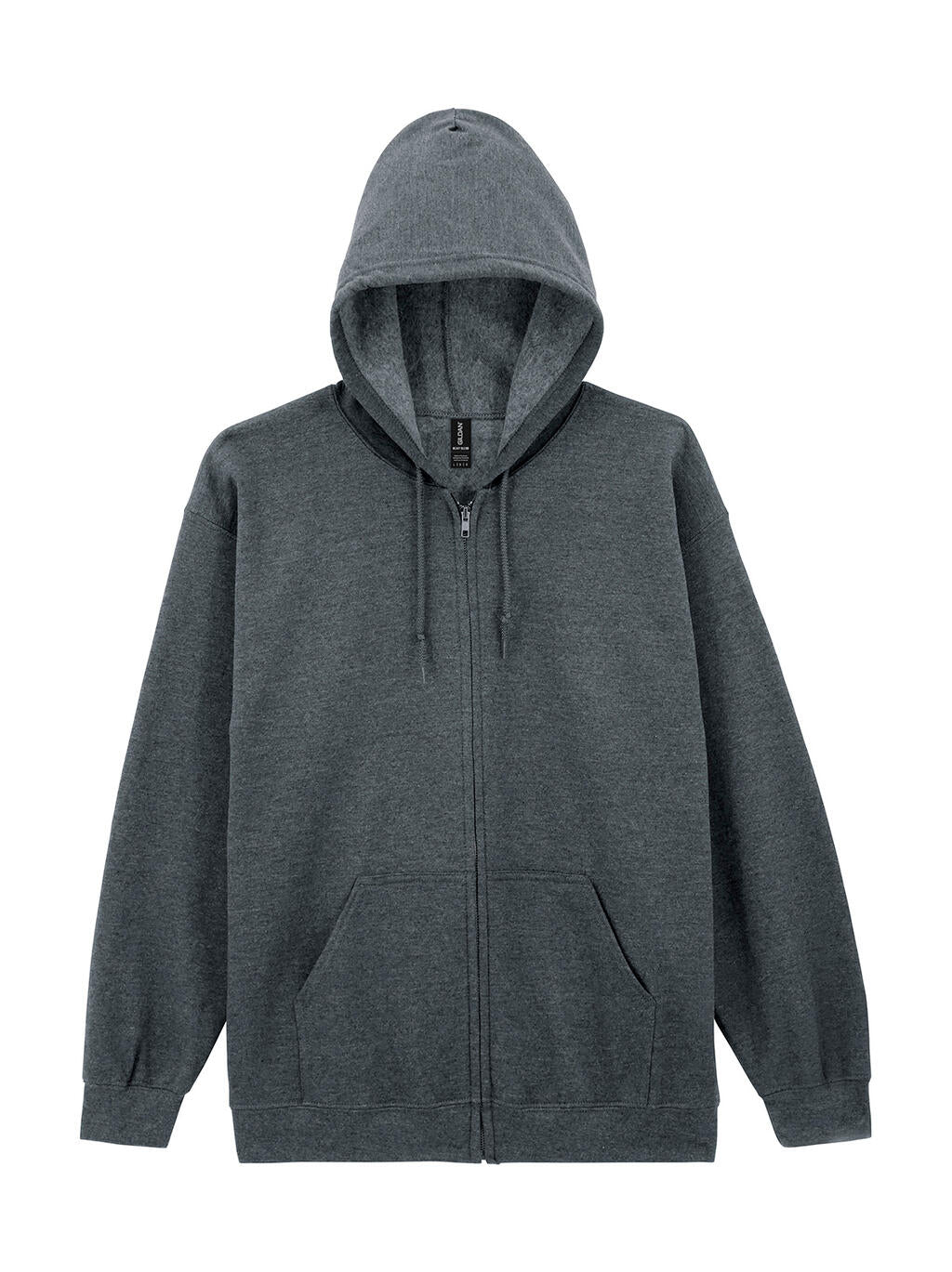Heavy Blend Adult Full Zip Hooded Sweat in Farbe Dark Heather
