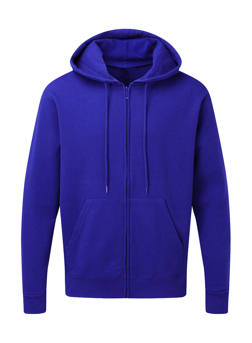  Men's Zip Hood in Farbe Royal Blue