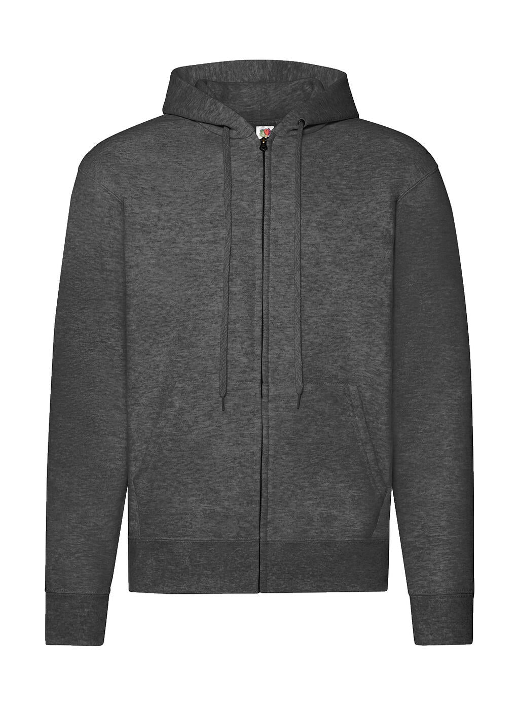 Classic Hooded Sweat Jacket in Farbe Dark Heather Grey