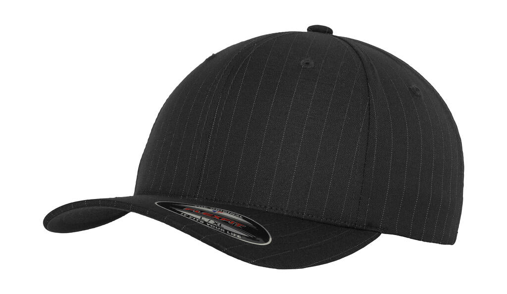  Pinstripe Cap in Farbe White/Black