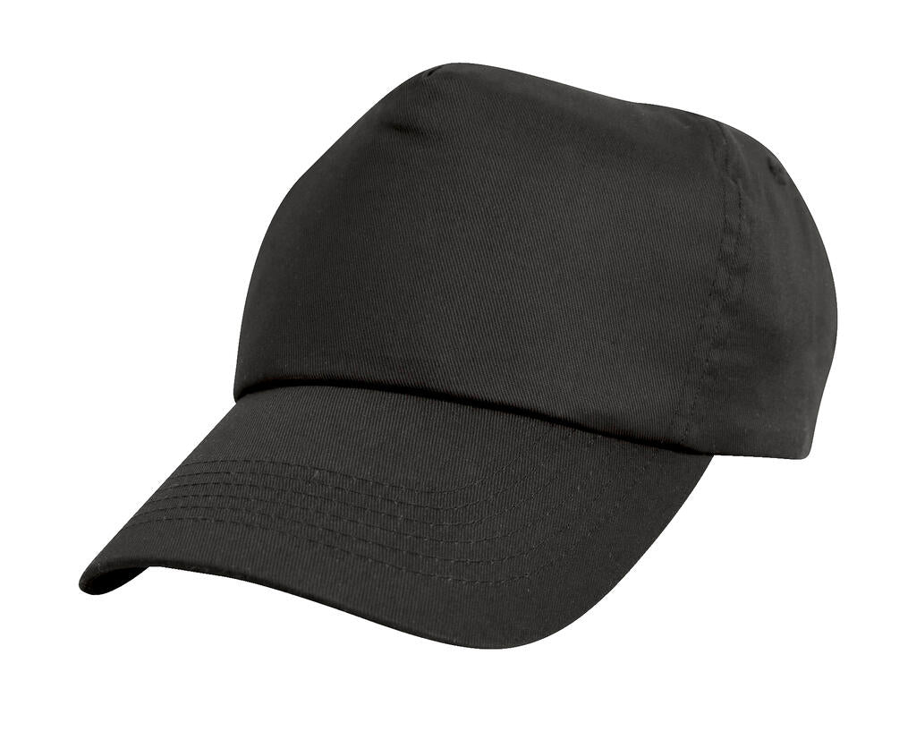  Cotton Cap in Farbe Black