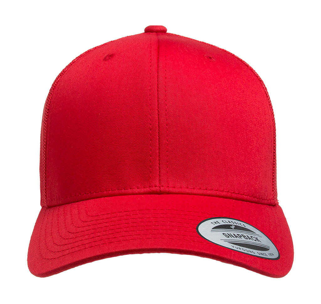  Retro Trucker in Farbe Red